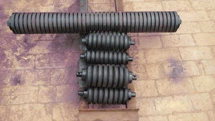 橡膠緩沖托輥 橡膠緩沖托輥